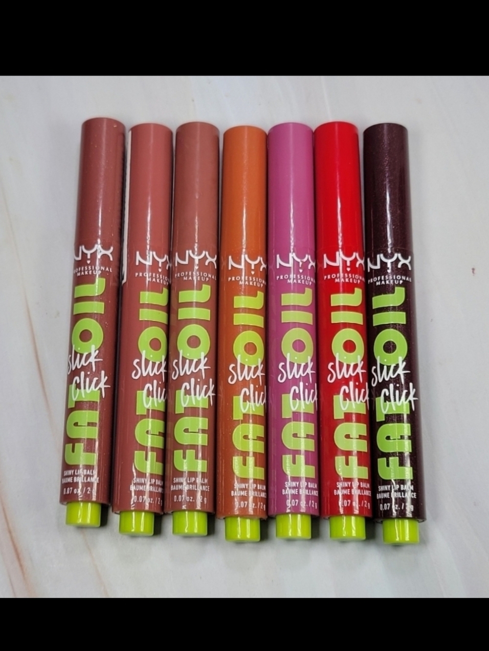 Nyx Fat Oil Slick Click Lip Balm Bundle NEW!